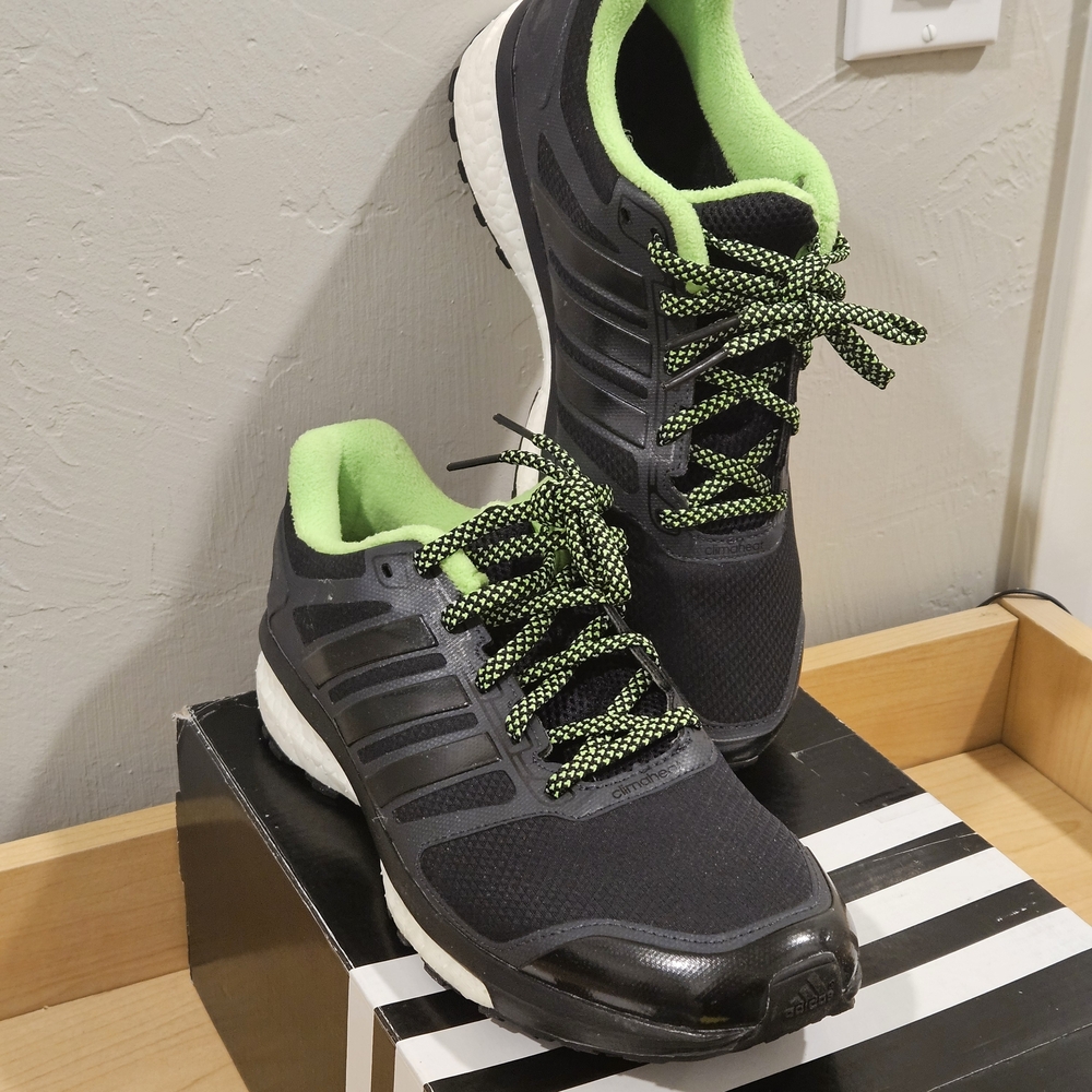 Adidas Supernova Glide ATR M | Boost Running Shoes | Black Green | Men’s 8 | M29